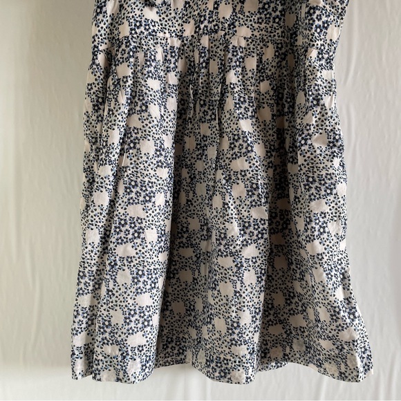 Anthropologie Floral Deep V Neck Mini Dress Size M - Picture 4 of 14